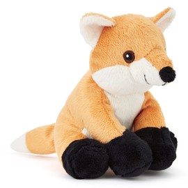 Zappi Co 100% Recycled Plush Fox Toy (13-15cm) Stuffed Soft Cuddly animals Collection For New Born Child