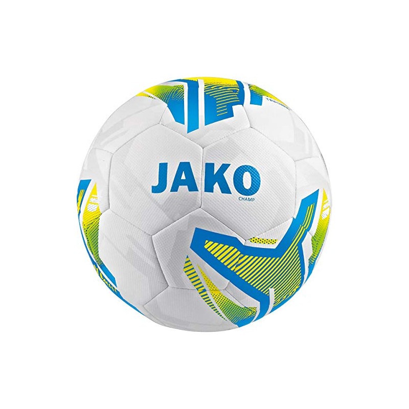 Jako Lightball Hybrid Champ 32 Panel, Hybrid Technology, White/JAKO Blue/Neon