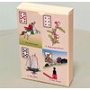 Ukiyo-e Style Renorman Cards, Set of 36, Japanese Design, Caramel