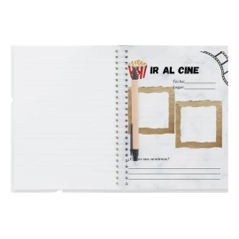 Cuaderno 100 Citas Con Hijo / Libro Citas / Citas Hijo Año 2025 Portada Azul Acero 100 Citas Hijo