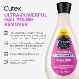 Cutex Ultra Powerful 450ml, Tropical Breeze Scent, Clear