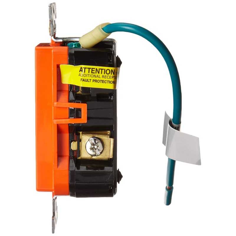 Leviton GFTR2-IGO 20A-125V Extra-Heavy Duty Industrial Grade Isolated Ground Duplex