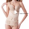 3 en 1 Faja Posparto Ajustable, Envoltura de Cintura Abdominal