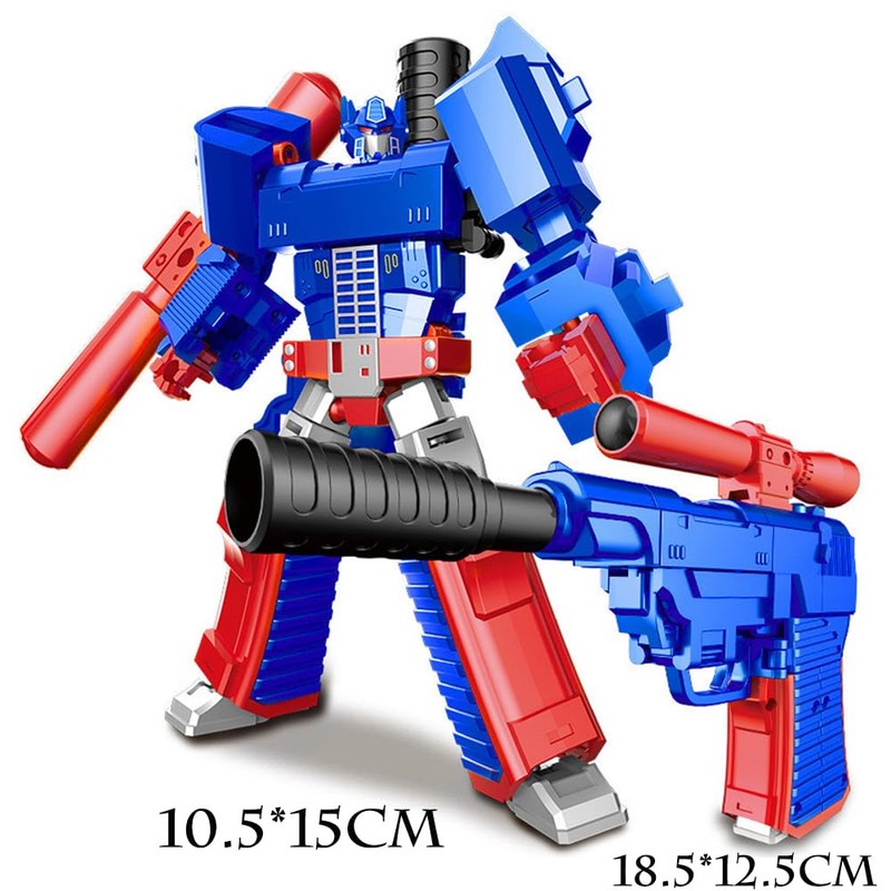 YGCHEN Transform Toy Robot Figures Toy Pistol Transform Robot Toy