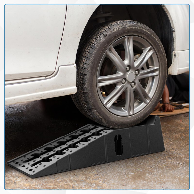 Nilight Car Ramps, Portable 6.7" Car Lift Ramp Heavy Duty