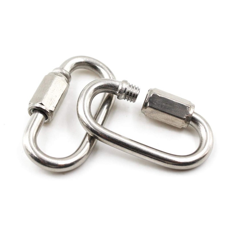 M12 D Shape Quick Links 304 Stainless Steel Quick Chain