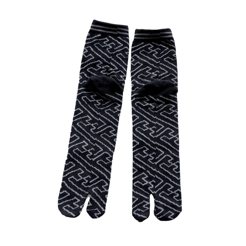 Men's Tabi Socks Comfortable Cotton Blend With Heels, 9.8 -