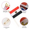 Ckexin 25Pack Small Egypt Flag Handheld Mini Egyptian Flags on