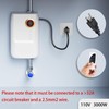 Tankless Water Heater Electric 110V, 3000W Instant Hot Water Heater