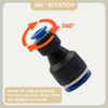 Bwintech 12 Pcs 6mm to 10mm Pneumatic Straight Reducing Push