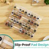 MIUKAA Acrylic Spice Drawer Organizer, 4 Tier - 8 Pack