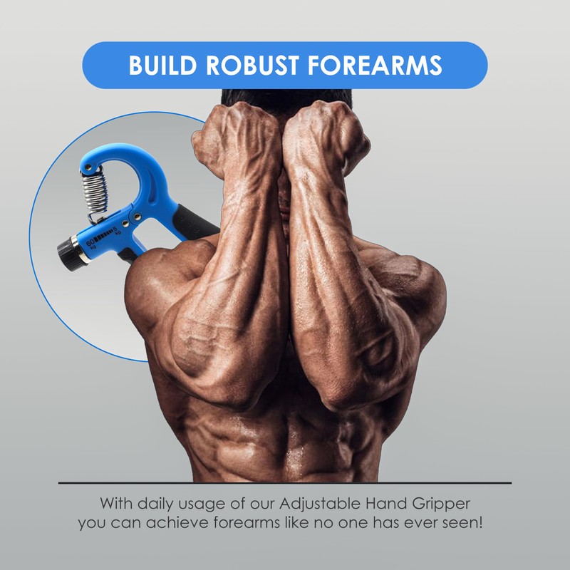 Endless EL1039 Adjustable Hand Grip Strengthener from 5 Kg to
