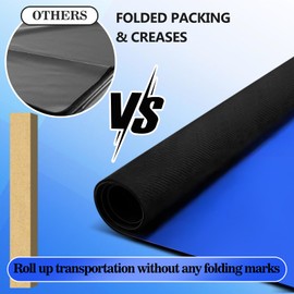 Lnoauys Large Mahjong Mat with Rolled Packaging & No Creases31.5 * 31.5 Inch, Anti Slip and Noise Reduction Mahjong Mat for Table, Poker, Dominoes and Other Board Game Mat