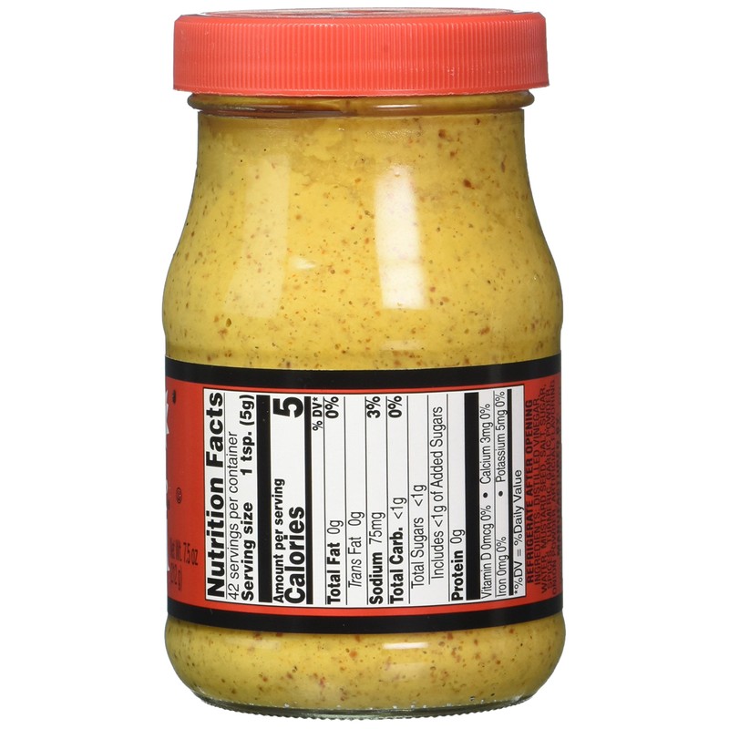 Mr. Mustard Mustard Hot, 7.5 Ounce (Pack of 1)