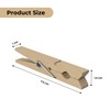 HOMESHOPA Wooden Clothes Pegs, 30 Pack Washing Line Cloth Clips,