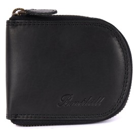 Benthill Real Leather Coin Purse - Mini Purse for Coins with Zip - Shake Purse - Women & Men Coin Purse - Coin Purse, black, coin purse