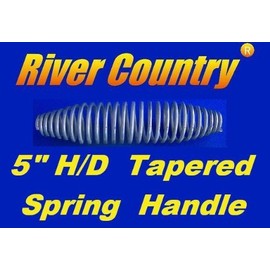 River Country Heavy Duty 5" Spring Handle for BBQ Grills, Smokers, Wood Stoves