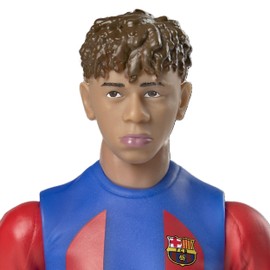 Megableu - Statuetta Calcio YAMAL - 20 cm - Grande Figura Calciatore Realistico & Articolato - Licenza Ufficiale - 10 Punti Articolazione - Giocattolo Calcio FC Barcellona - Idea Regalo Fan L. Yamal