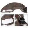 CROSSDESIGN Dash Pad Bezel Graphite Brown Compatible with Ford F150