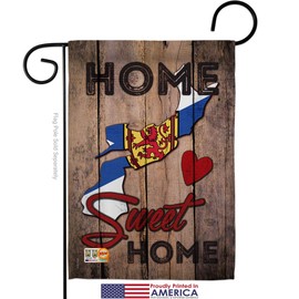 Canada Provinces Nova Scotia Home Sweet Garden Flags Pack Regional Canadian Territories Region Country Particular Area Support Our Troops Small Gift Yard House Banner 13 X 18.5