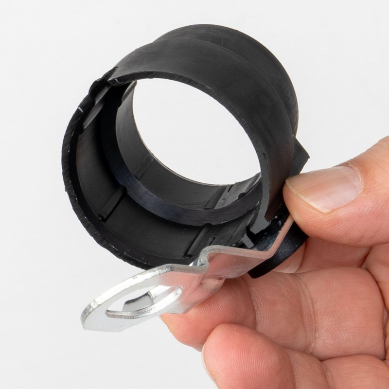 Trailer Plug Holder, 1 Piece, in Black, Hanging Drawbar Holder
