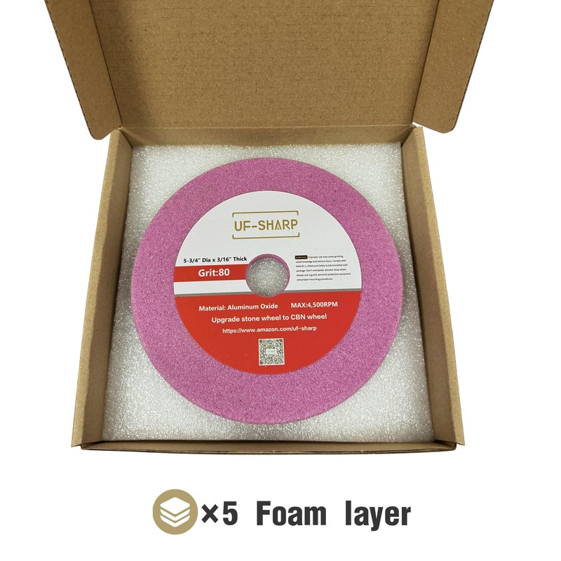 UF-SHARP Chainsaw Sharpener Grinding Wheel, 5-3/4" Dia X 3/16" Thick