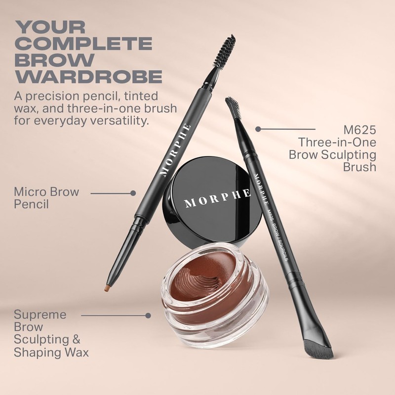 Morphe High Archiever Everyday Essentials Brow Kit - Precision Micro