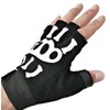 SGHFREV Half Finger Skull Gloves Fingerless Fingerless Skeleton Bone Gloves,