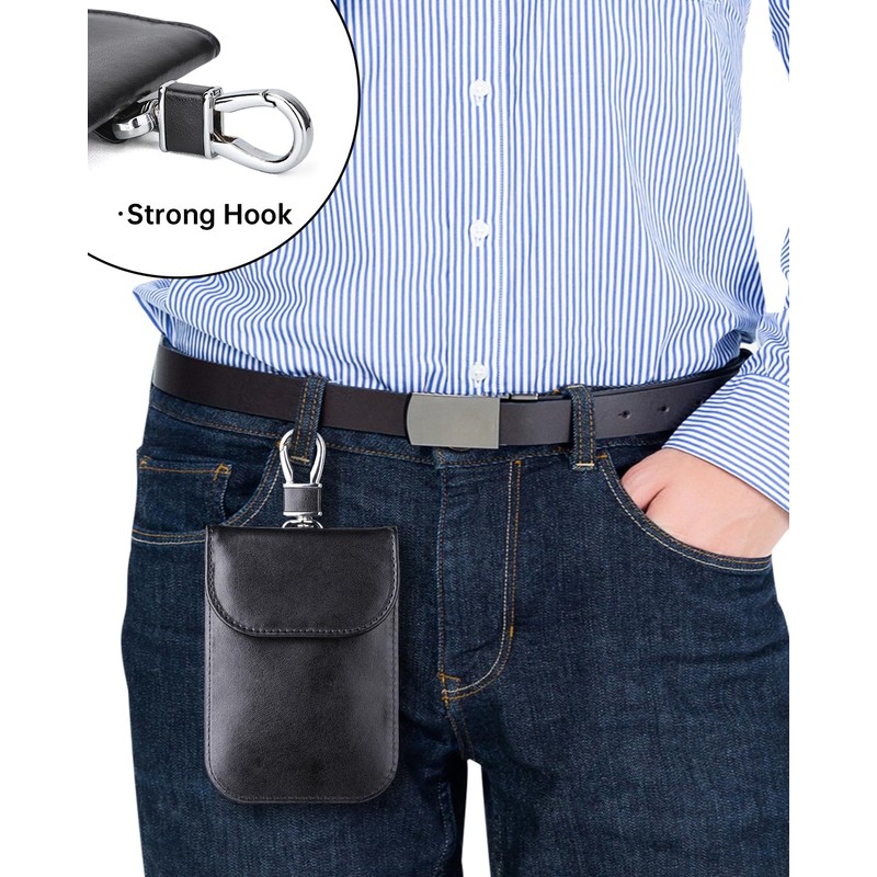 Teskyer Radio Wave Blocking Pouch, Relay Attack, Smart Key Case,