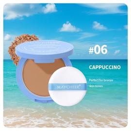 MAYCHEER Flawless Blur Setting Powder – 24H Oil Control, Waterproof, Sweat-Proof, Long-Lasting Finish, On-the-Go Touch-Up, All-Day Wear, Makeup, Cosmetic:_06