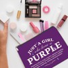 LGLZSHP Purple Lover Gifts for Women Makeup Bag Inspirational Purple