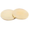 NISHZHU Pack of 10 Blank Engraved Blanks Coins, 40 mm