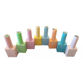 May Gel Polish May P/uñas De Secado En Lampara Uv 8 Pzas De15 Ml