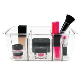 InterDesign claridad Organizador de cosméticos Bolsa para Cambiador, para Colocar Maquillaje, Transparente, Regular, 1