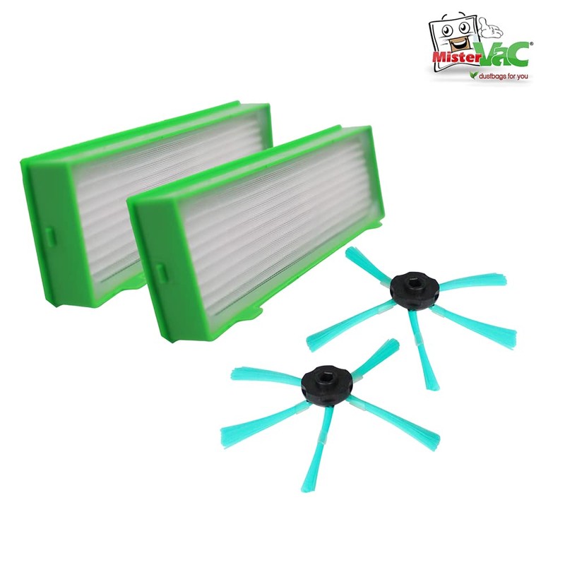 MisterVac Set Compatible with Vorwerk Kobold VR200 Saugroboter