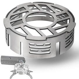 OAKRAFT Burner, Windshield Trivet, Burner Trivet, Windshield Trivet, SOTO ST310, ST330, ST340, Gas Burner, Single Burner, Iwatani Gas Stove, Windscreen, Ring Trivet, Outdoor Camping (Large)