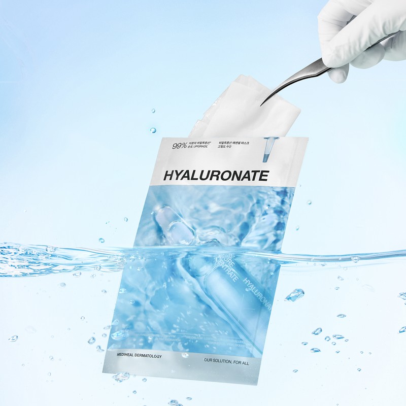 Mediheal Essential Mask Hyaluronic Acid, 10 Sheets, 1 Pack