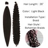 Black Braiding Hair Pre stretched for Boho Braids Pre stretched