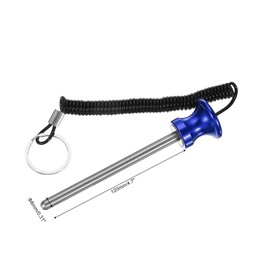 PATIKIL Pin Tensile, Weight Stack Pin 5/16 Inch Diameter 5 Inch Locking Space Magnetic Gym Pin Universal Weight Stack Replacement Weight Selector Pin for Home Gym Machine, Blue