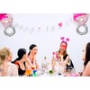 2Pcs Big Diamond Ring Foil Balloons Inflatable Wedding Large Engagement