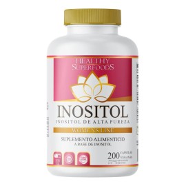 Inositol Puro 200 Cápsulas De 500mg Premium 200 Servicios Sabor Natural