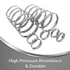 Universal Stainless Steel Bellow Clamps Set of 15 Cable Ties