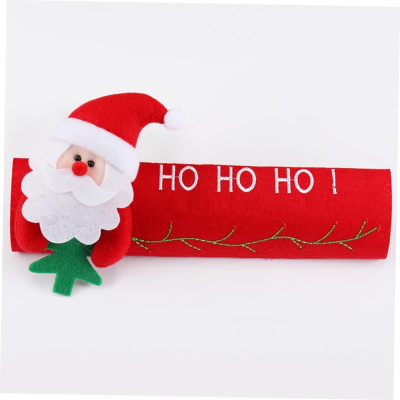 BUGUUYO Christmas Fridge Door Handle Covers 2pcs Decorative Handle Protectors