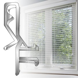 10 PCS 1-7/8 Inches Plastic Valance Clips - Replacement Clips for Window Blinds, Fits Wooden Valances