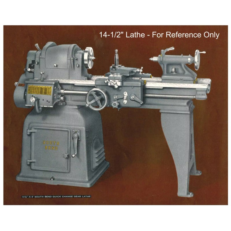 New! South Bend Lathe 14-1/2" - Rebuild Parts Kit All