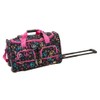 Rockland Rolling Duffel Bag, Peace, 22"