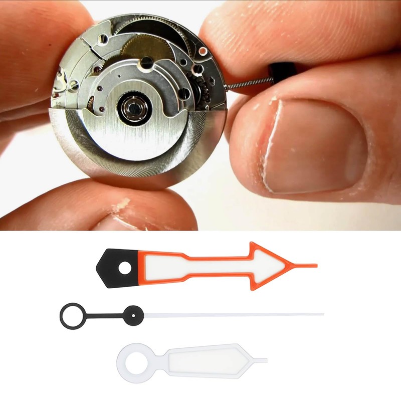 ECSiNG Lancette Orologio Luminescenti Verdi Arancione Bianco Nero Compatibile con