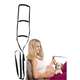 Healthman Bed Ladder Assist with Hard Handle ,Sit Up Helper with Adjustable Length-Pull Up Rope Ladder (Five Handle)