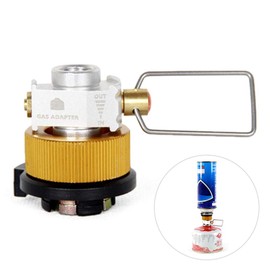 Lixada Gas Saver Plus, Gas Convertor Shifter, Refill Flat Tank, Conversion Adapter, Camping Gas Adaptor Valve, for Nozzle Bottle Type/Butane Gas Cartridge/Lindal Valve Canister