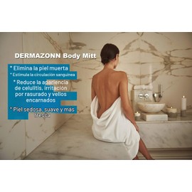 Dermazonn Guante Exfoliante de Seda Turco para Cuerpo y Rostro